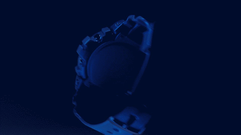 Image 2: CGI product visualization design motion sequence of watch rendering