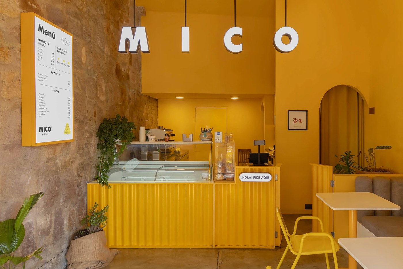 Image 3: MICO HELADERÍA system overview — brand identity design by Mingo Estudio