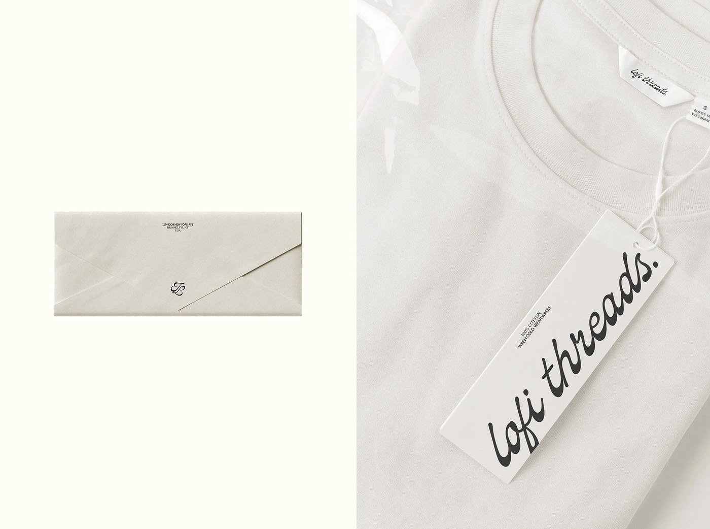 Image 4: LOFI THREADS rebranding composition detail — app interface design by Anna Merkulova