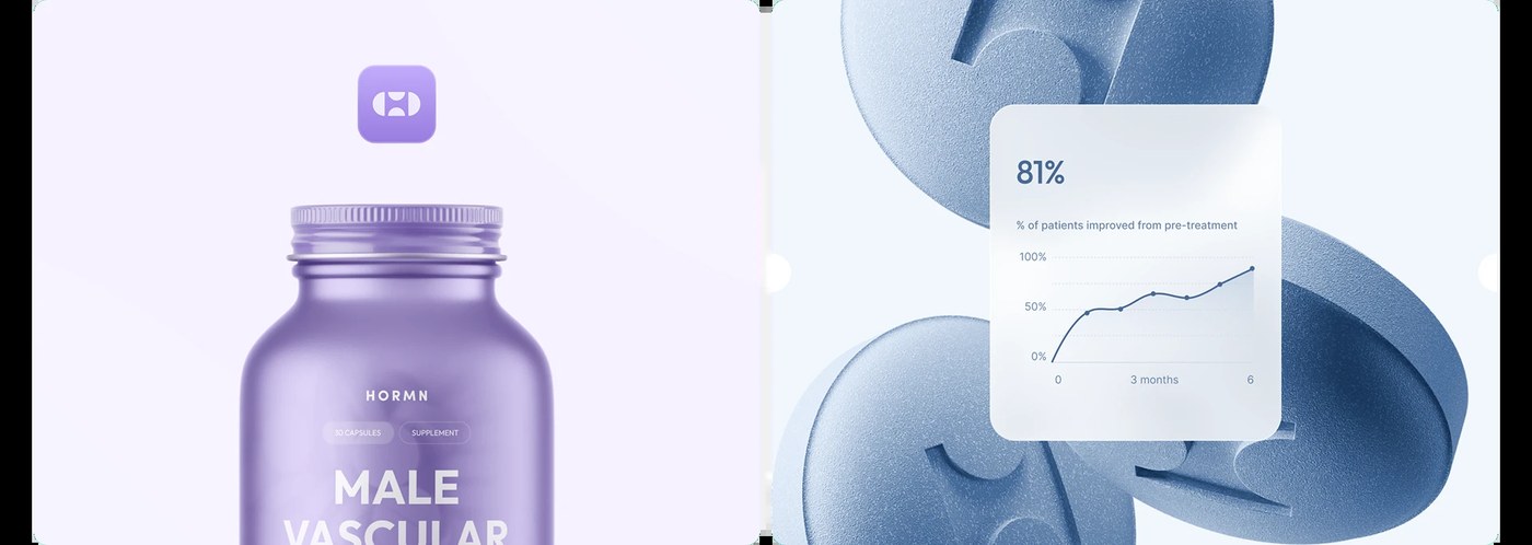 Image 8: health tech app brand identity system mobile screens and typography