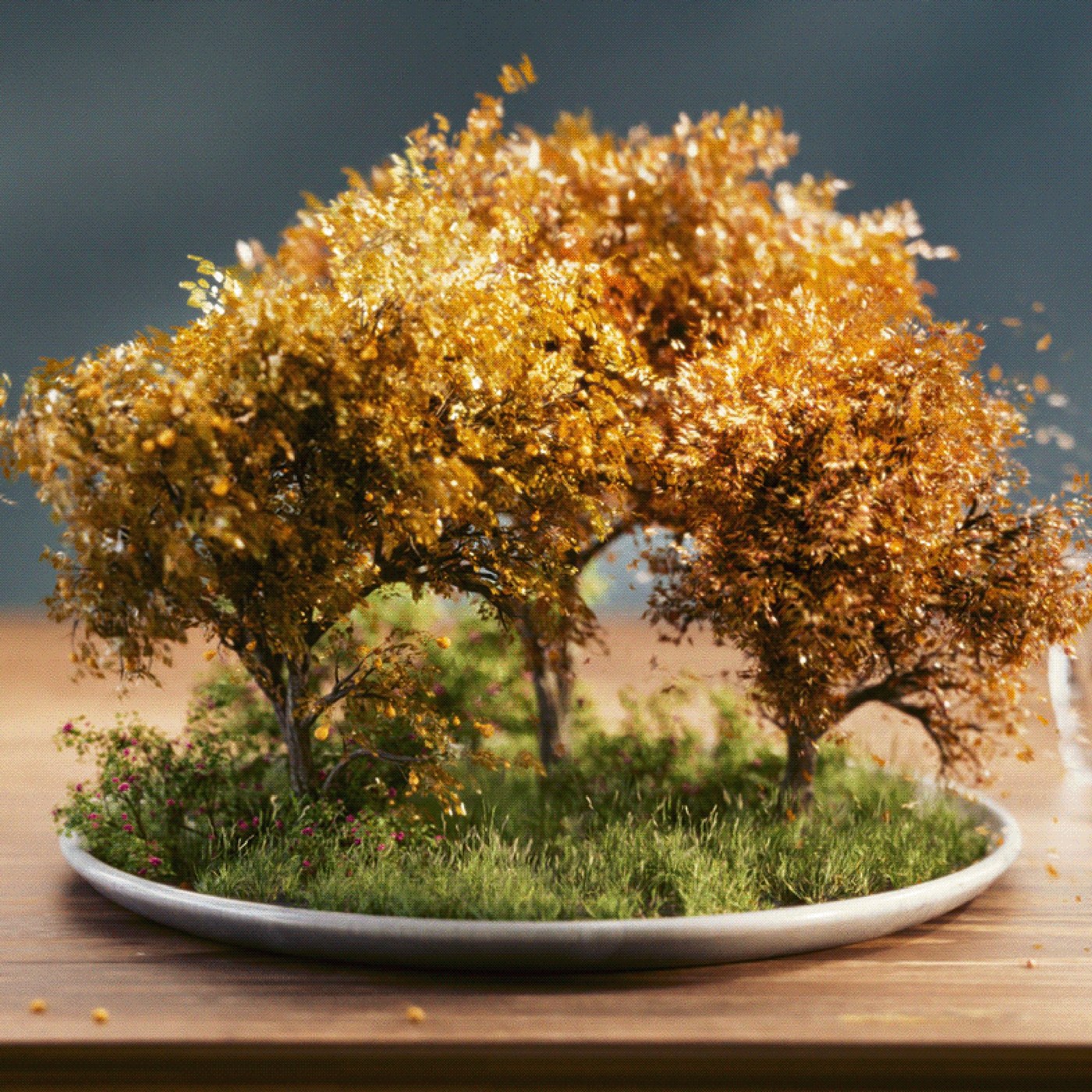 Mô phỏng 3D khu rừng thực phẩm Ketelbroek: Khi kiến trúc cảnh quan thu bé lại trên một chiếc đĩa ăn
