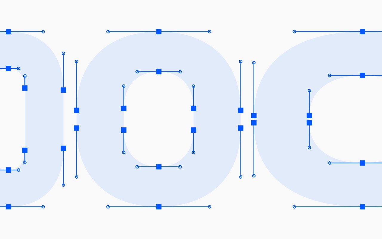 Image 5: Unifora typography design specimen showcase showing layout grids