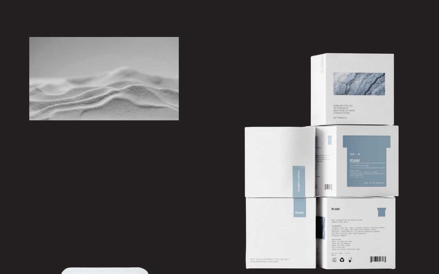 Image 6: skincare packaging design brand identity system minimal product canisters