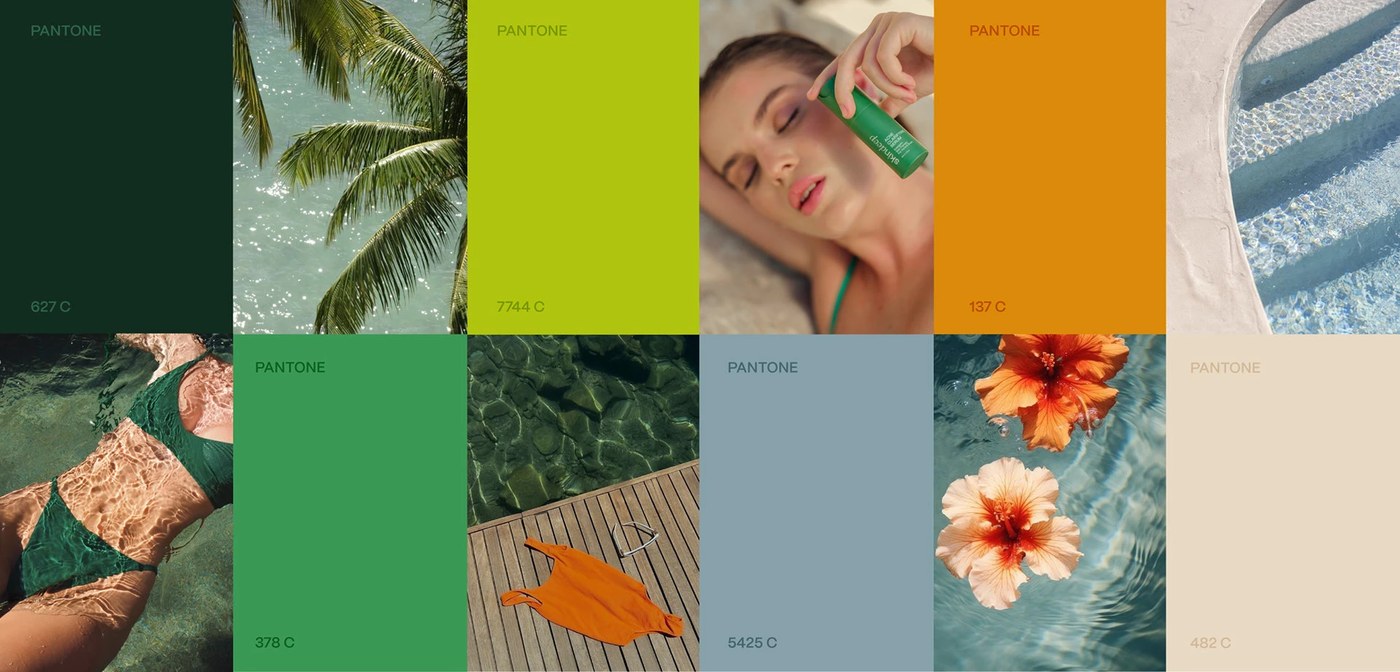 Image 10: Minimal labels showcasing skincare brand identity packaging design typography