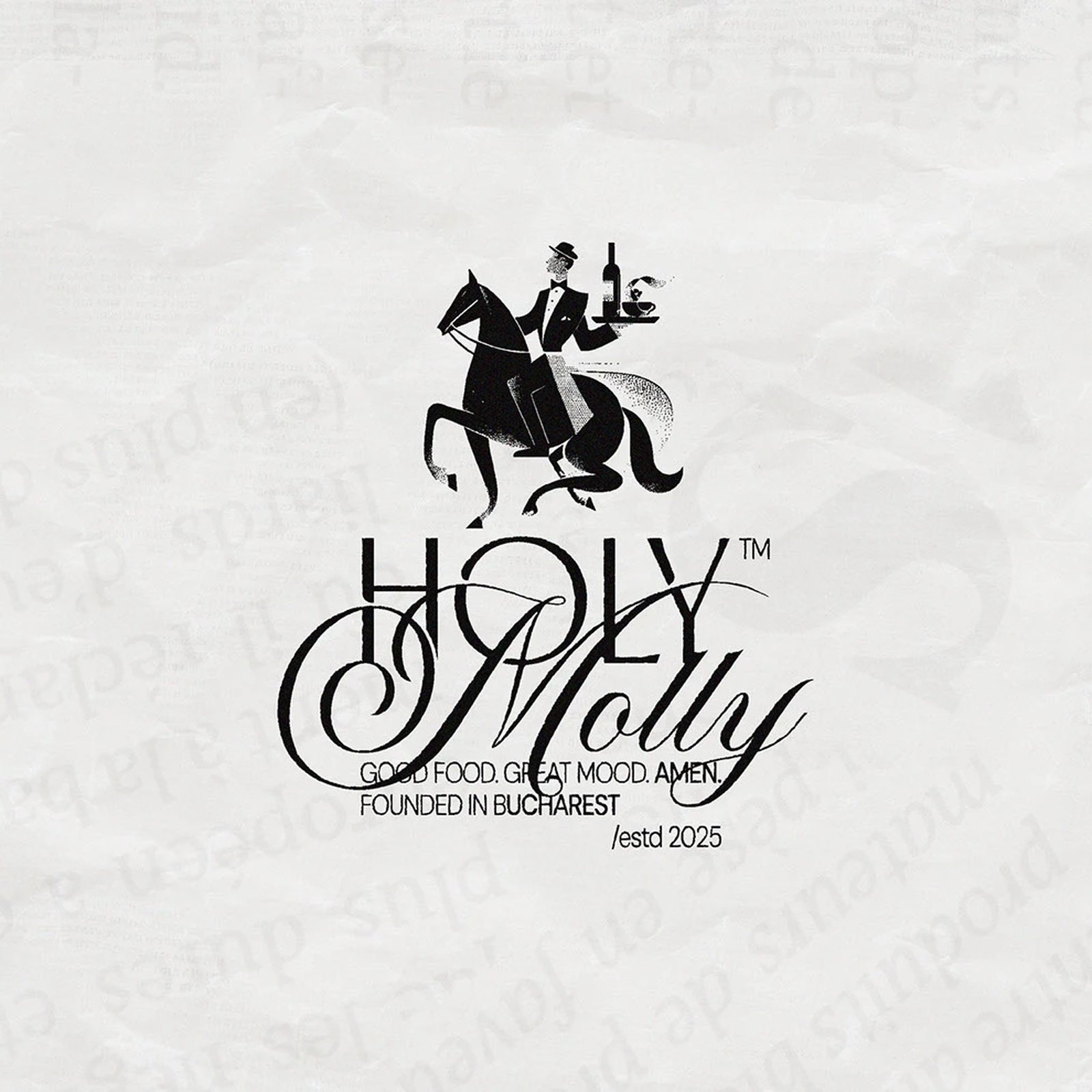 Holy Molly: Sự kết hợp đầy tương phản giữa phong cách cổ điển và nghệ thuật chữ viết