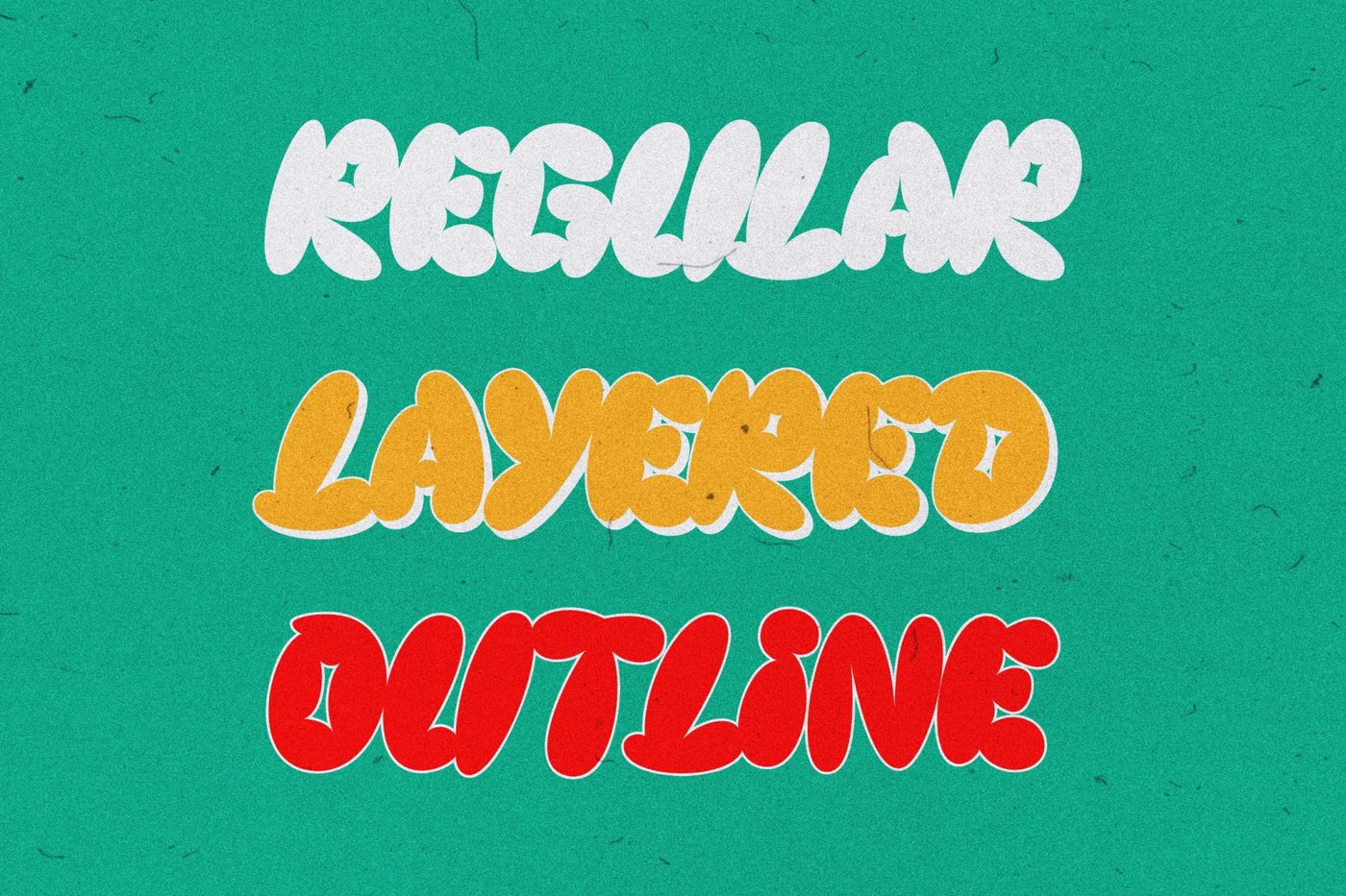 Image 6: Edkies bubble display font application — poster use by Pixel Surplus