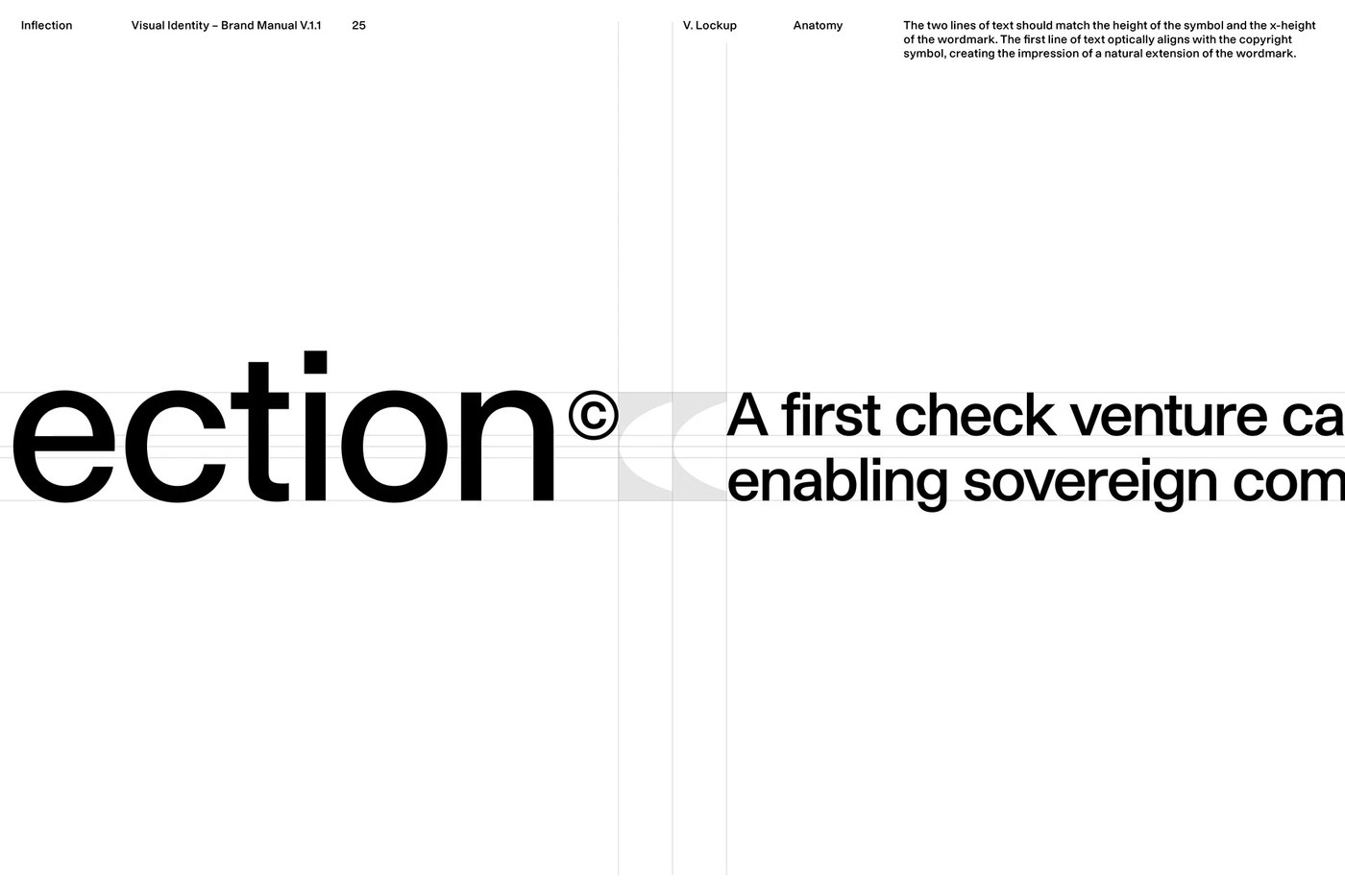 Image 8: Close-up of the typography specimen for the web design visual identity system branding.