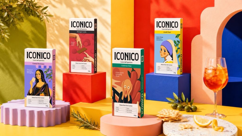 Image 8: ICONICO — Italian Food Packaging & Brand Identity
