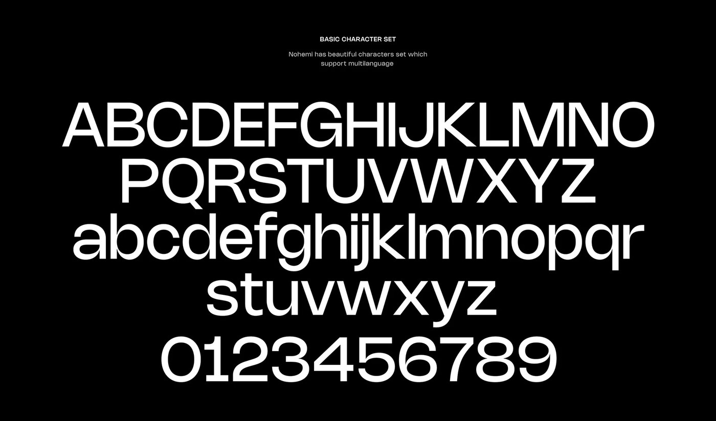 Image 7: NOHEMI™ Typeface / Free / context shot — display typeface variable font by Rajesh Rajput