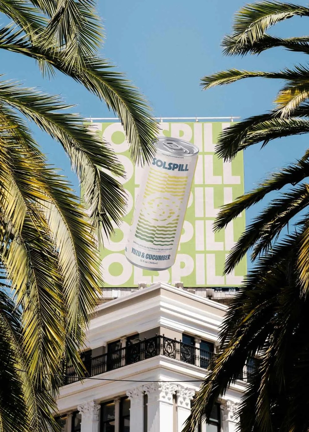 Image 8: Solspill beverage packaging design brand applications and merchandise by Holman Design