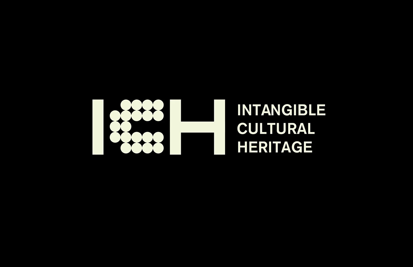 Image 1: The ICH identity system uses pottery-inspired shapes.