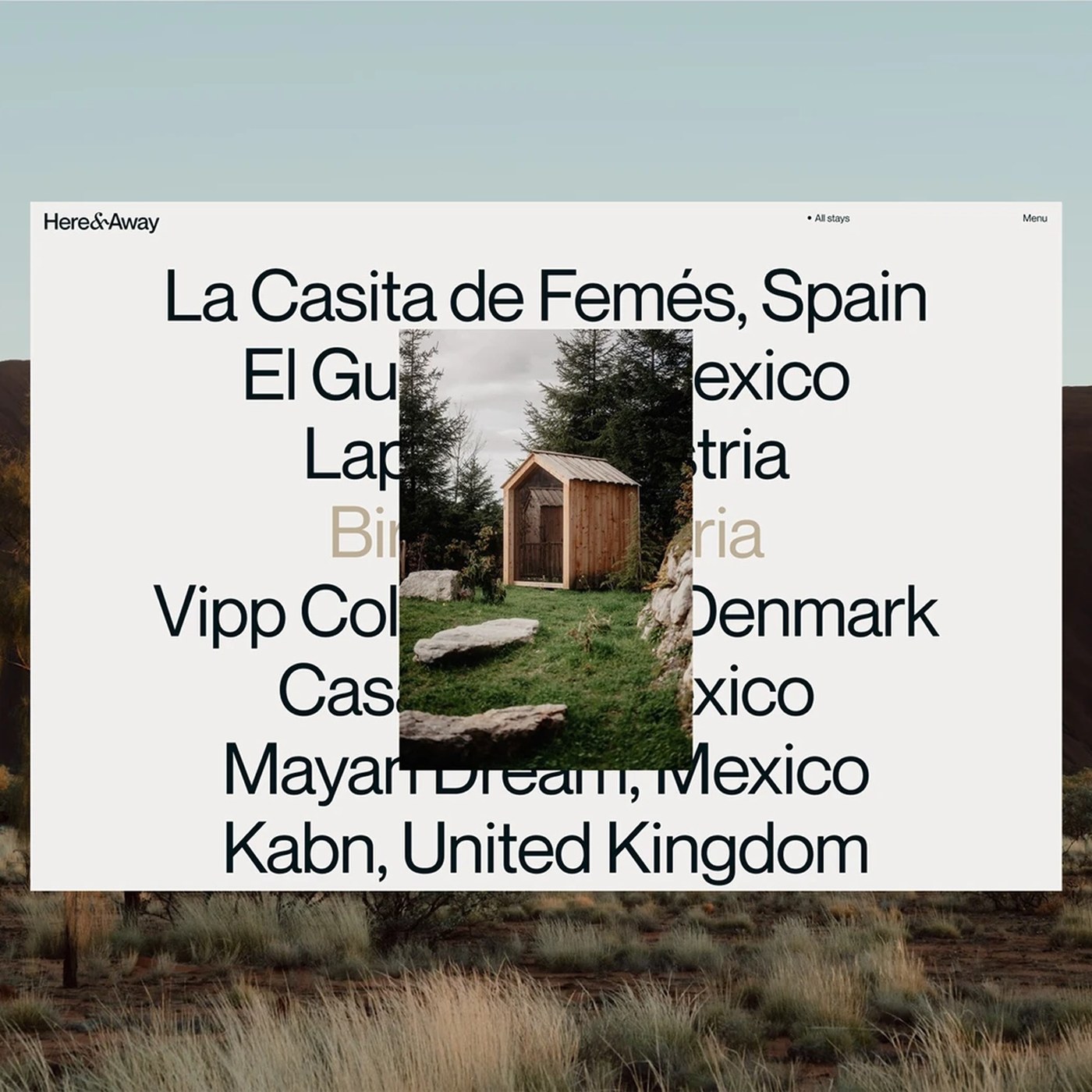 Image 6: Here & Away Web Design Treats Travel Like Editorial
