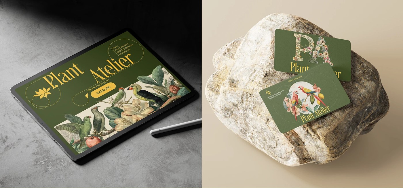 Giao diện web Plant Atelier: Khi sự tối giản tôn vinh vẻ đẹp thiên nhiên
