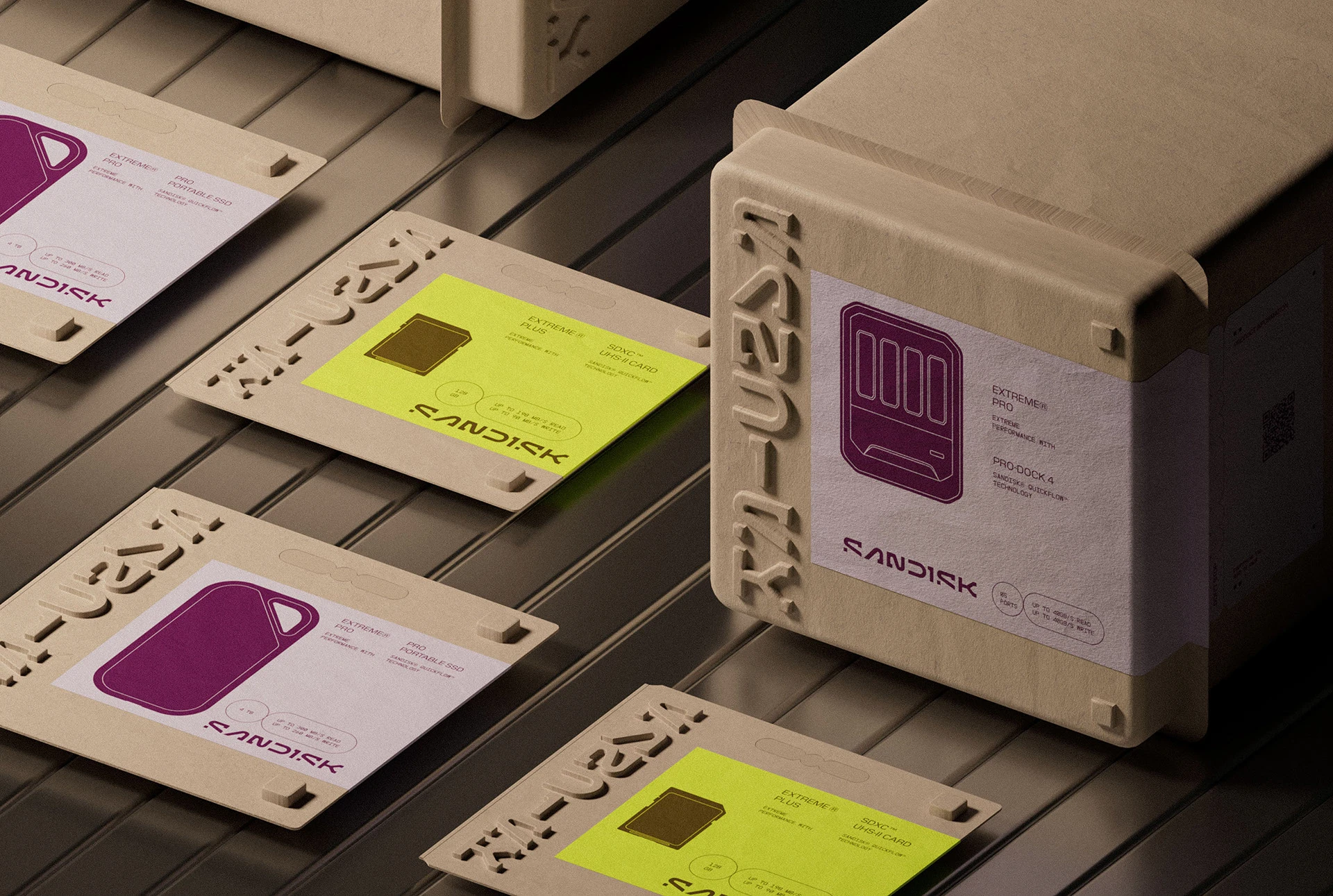 Image 7: retail packaging design 3D rendering product design post-it note annotations