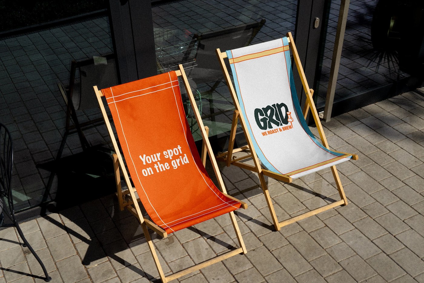 Image 2: Interior details of the coffee shop branding visual identity system