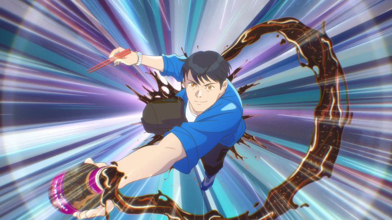Khi nước xốt Kikkoman biến buổi tiệc BBQ thành một bộ phim Anime huyền thoại Image 1: Anime-styled frame from Hornet and Clubcamping's Kikkoman teriyaki campaign.