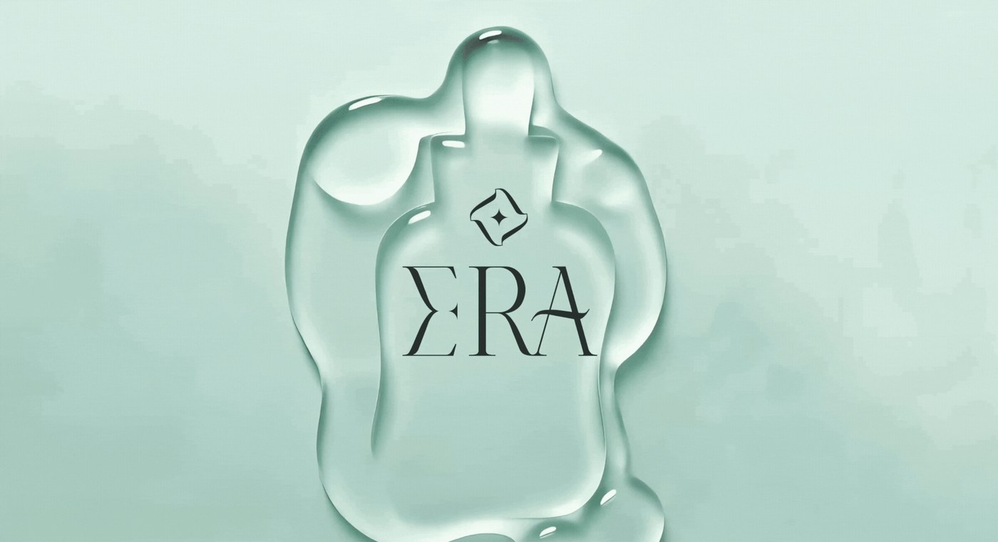 Image 1: Minimal skincare branding logo animation