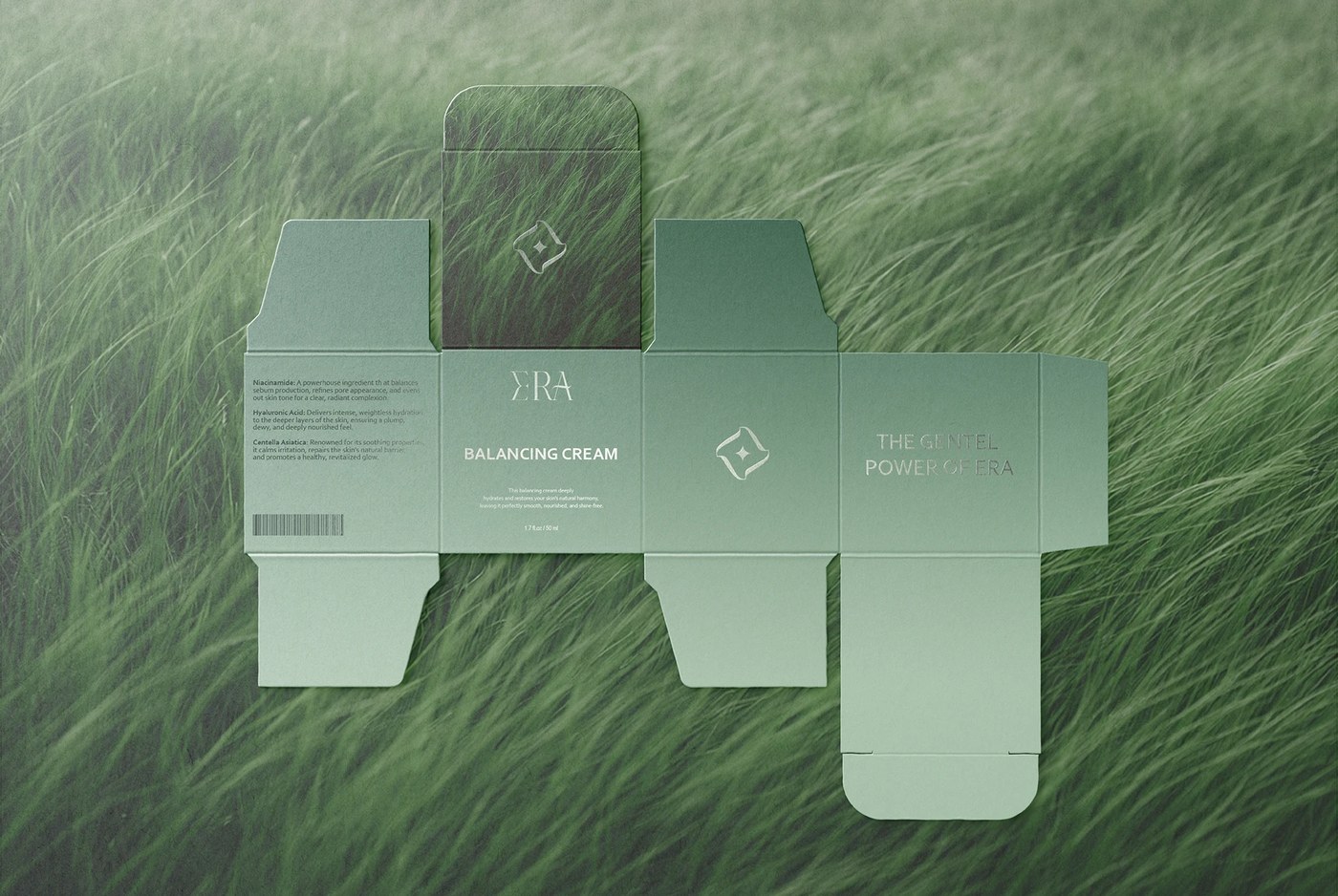 Image 7: Digital screens displaying skincare branding assets