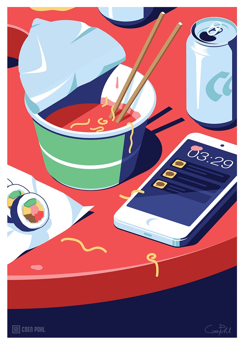 Copper kettle and makgeolli in vector illustratiornightoutseulcoenpohl