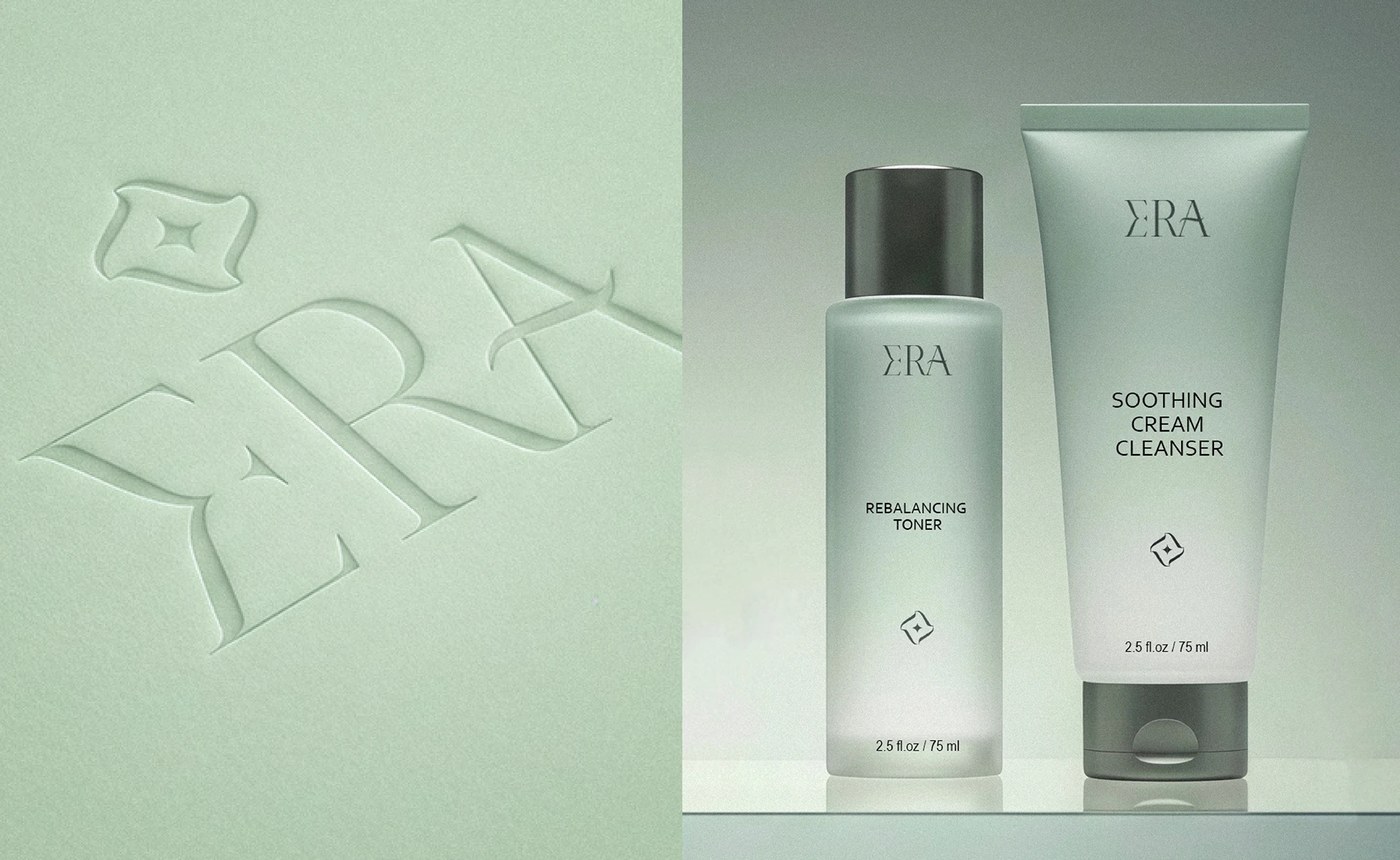 Image 8: Stationery designs highlighting skincare branding visual identity