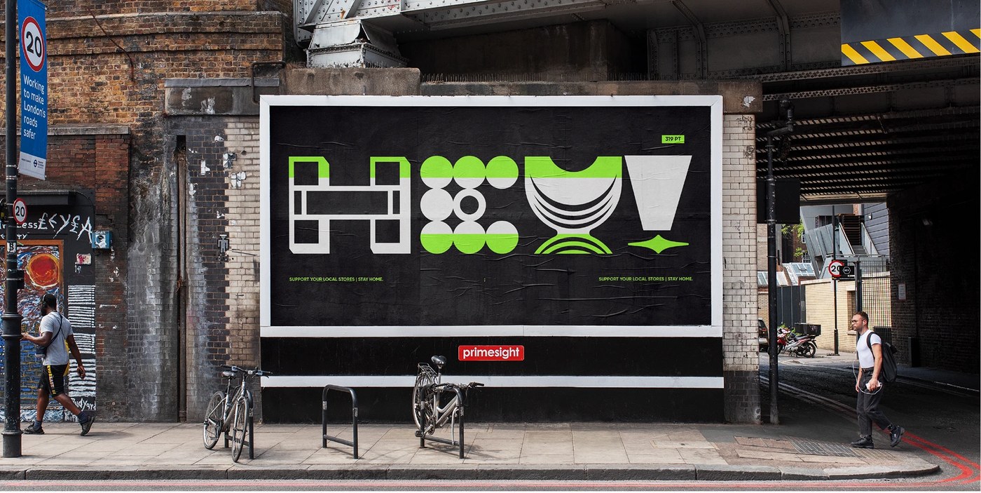 display font retro typography graphic design details showing eclectic curves and angles.