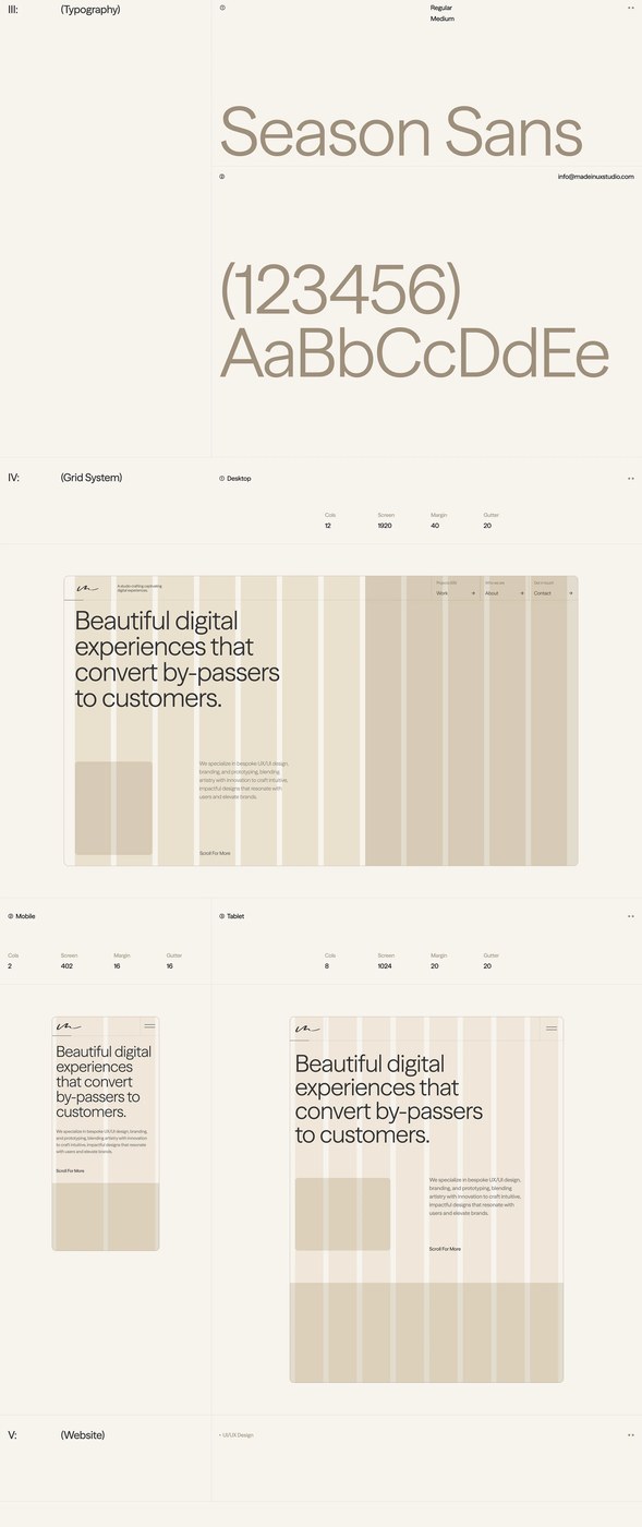 Image 3: web design portfolio agency awwwards minimalist graphic components