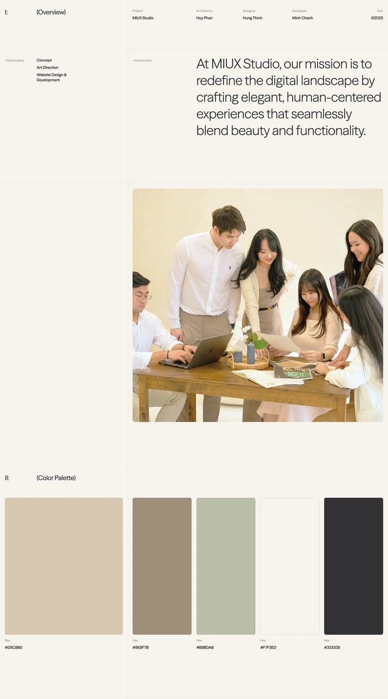 Portfolio MIUX Studio Huy Phan