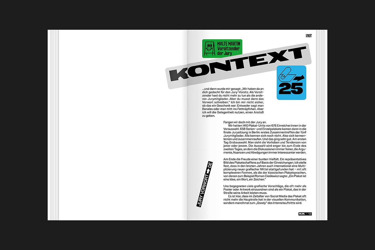 Image 5: 100 Beste Plakate 25 grid layout and typography
