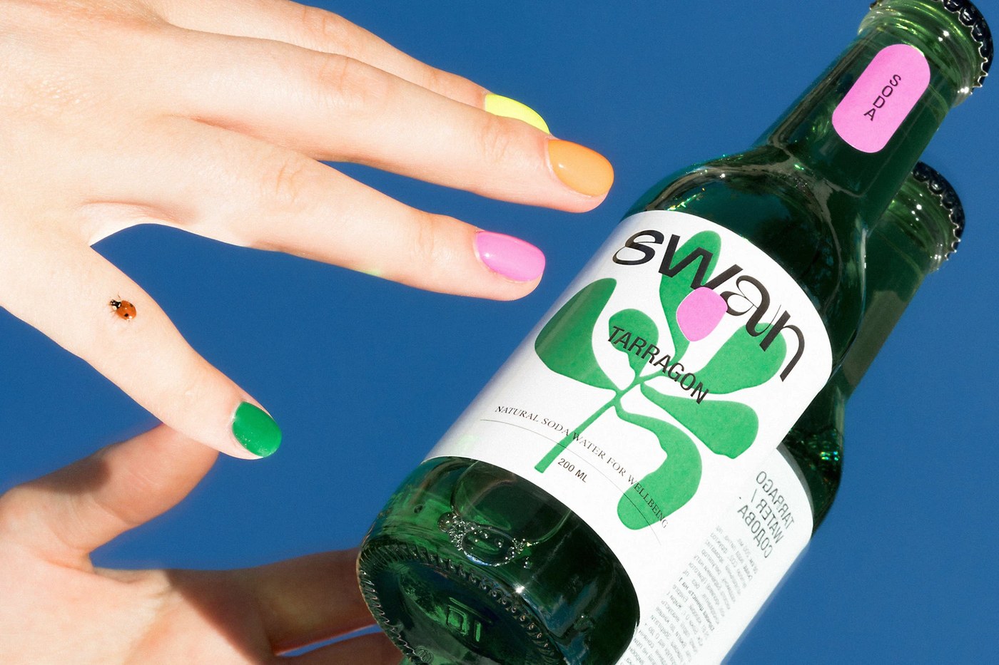 Image 4: Swan soda packaging design composition by Orchidea Agency