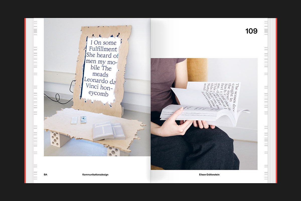 Image 4: Graduate project detail — New Design from Düsseldorf graphic design book