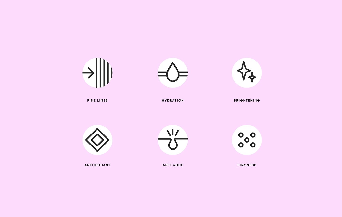 Image 6: Minimal cosmetics boxes presenting skincare packaging design brand system scale