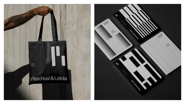 Image 2: Paschoal & Loiola branding color system design