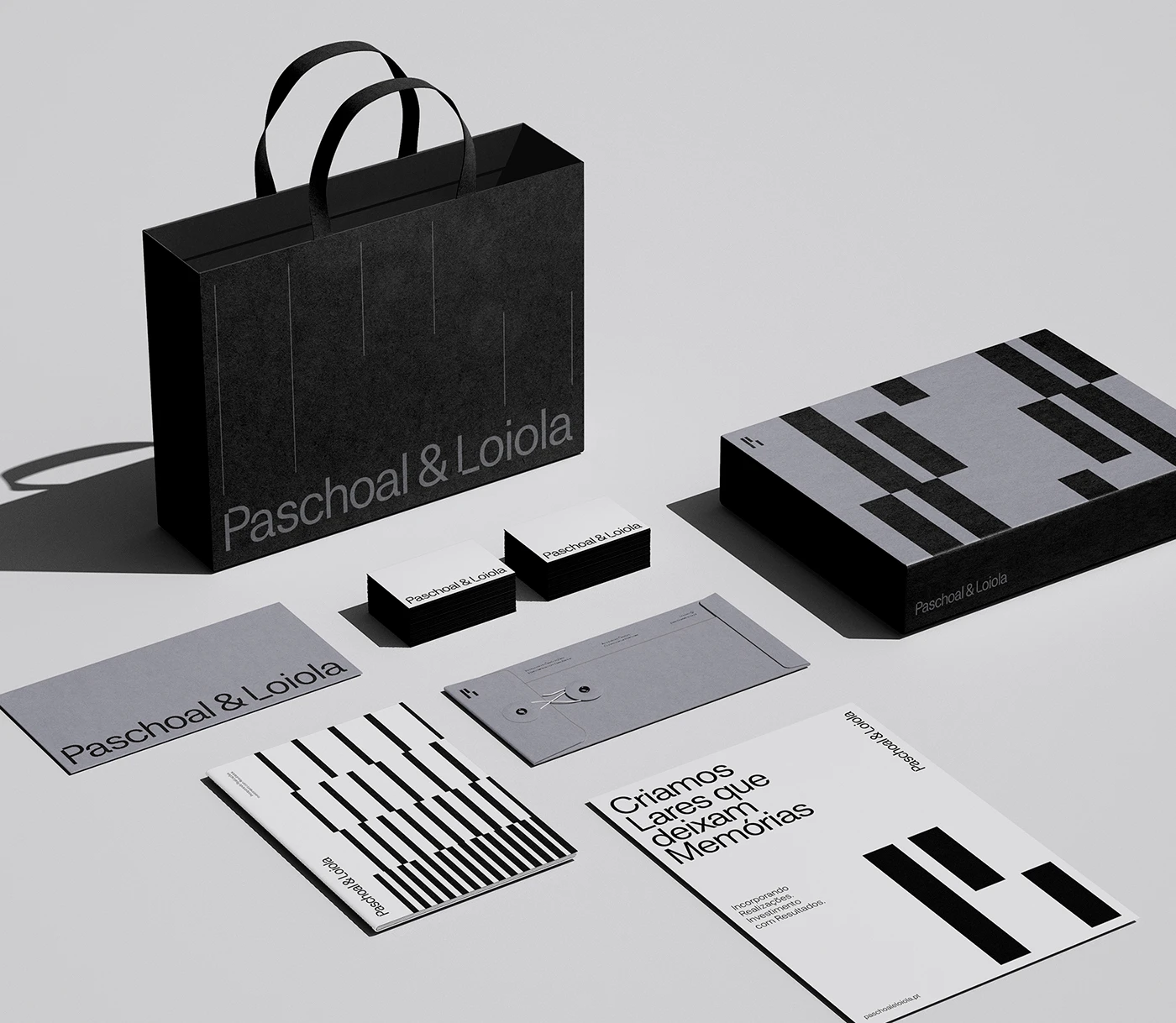 Image 4: Paschoal & Loiola branding stationary visual details
