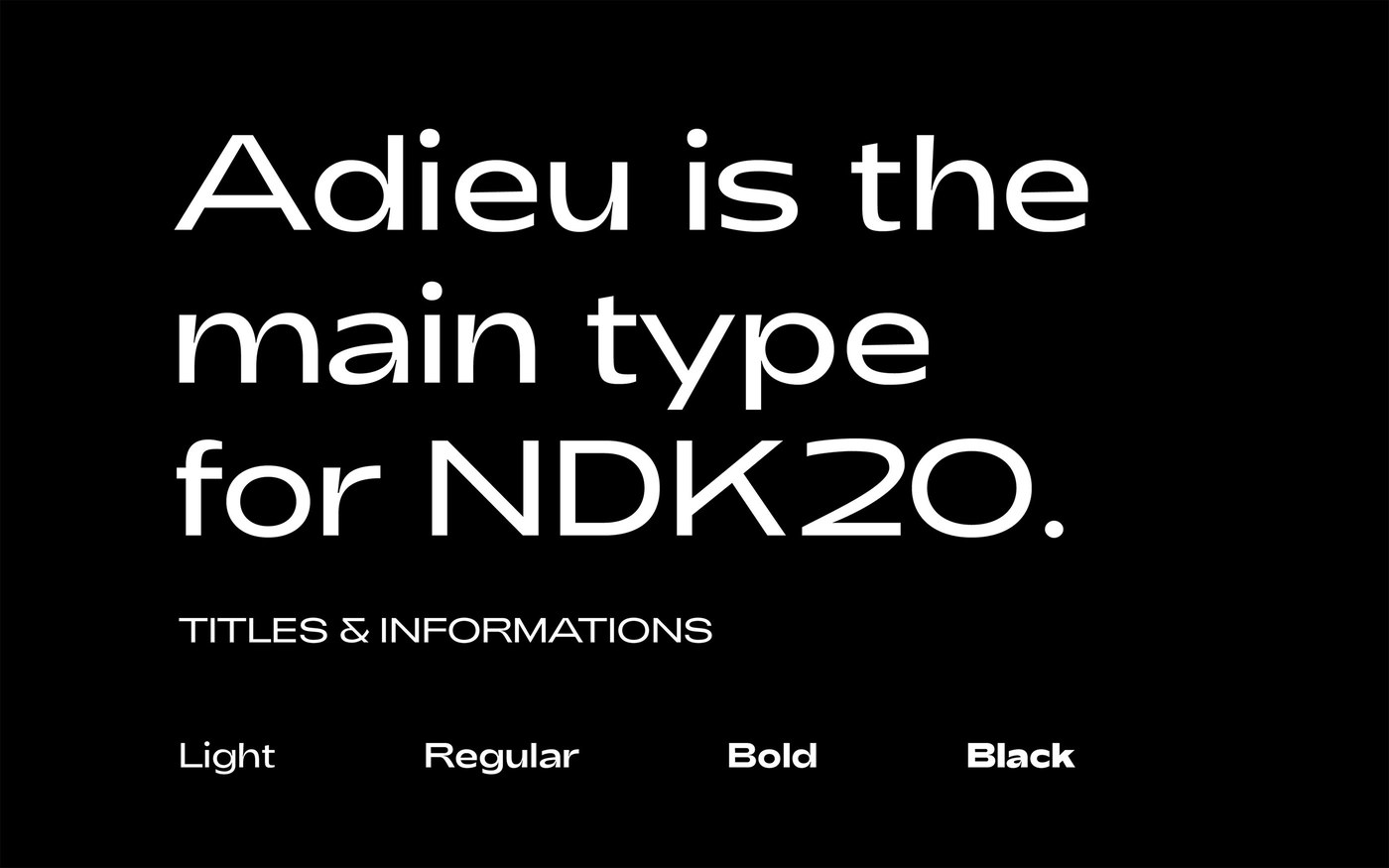 Image 3: Generative design branding black and white typography layout