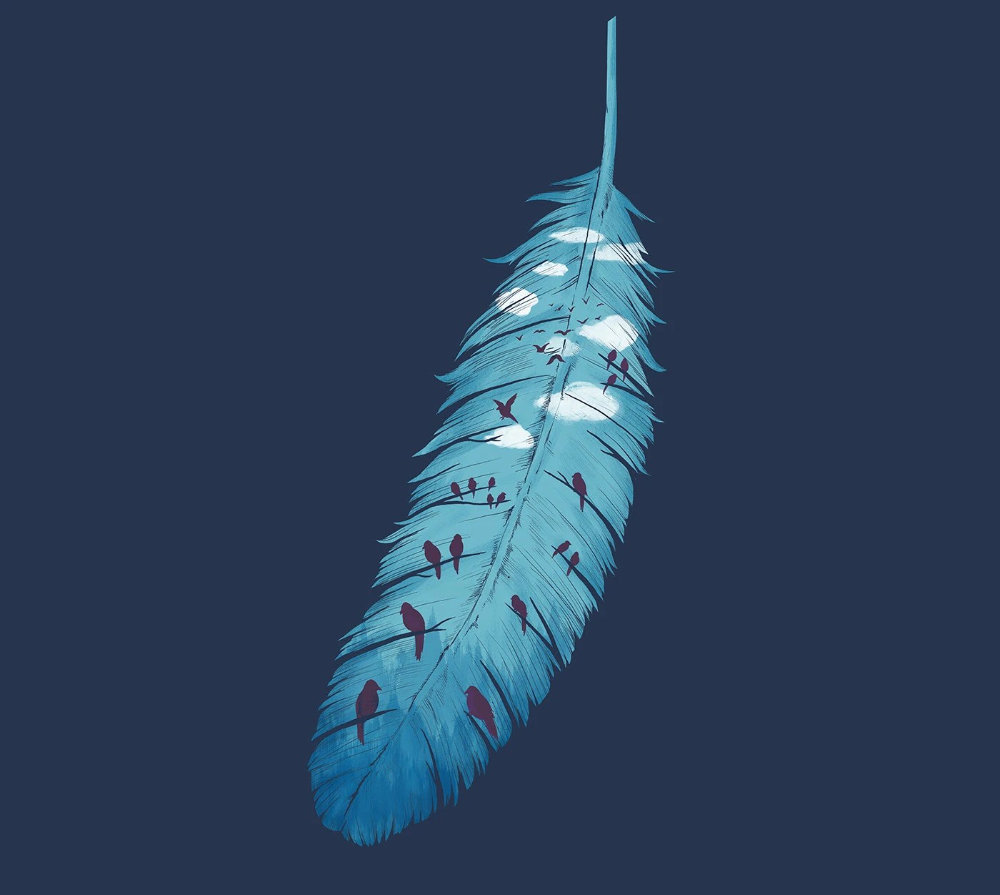 Image 6: Negative space illustration conceptual visual metaphor