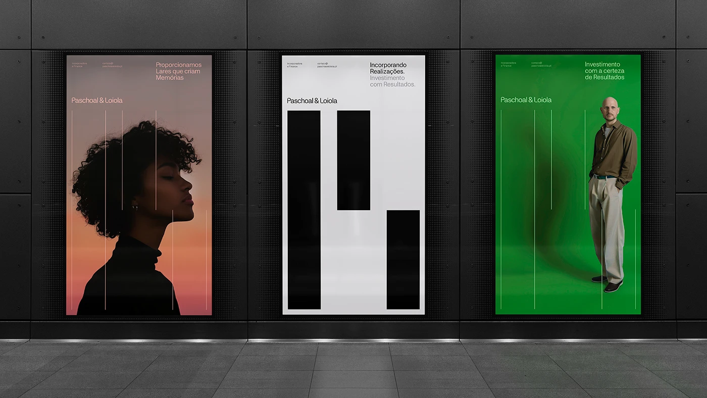 Image 6: Paschoal & Loiola branding mobile app UI mockup