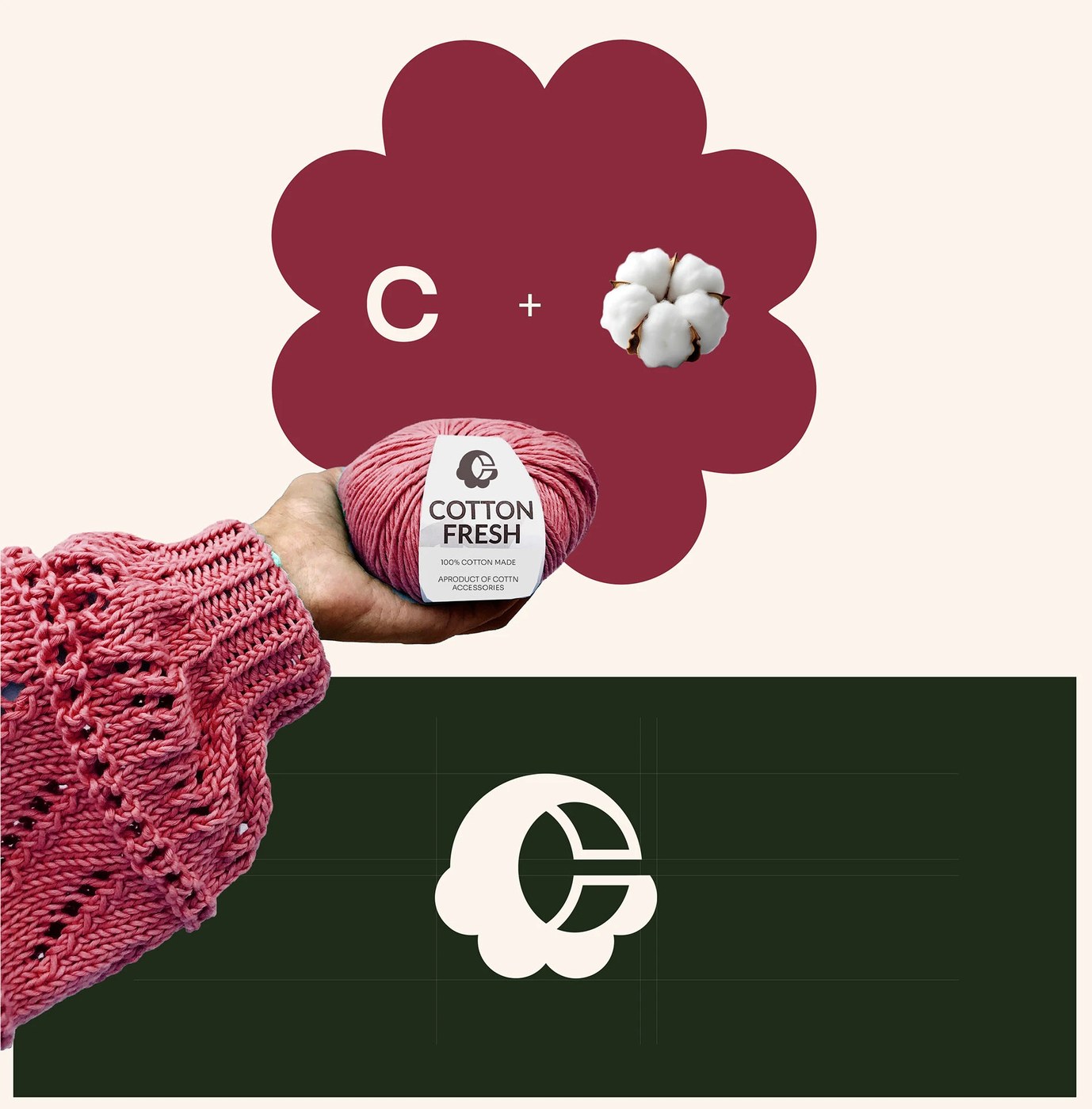 Image 3: Cottn Visual Identity system overview — brand identity design by Joshua Oladele