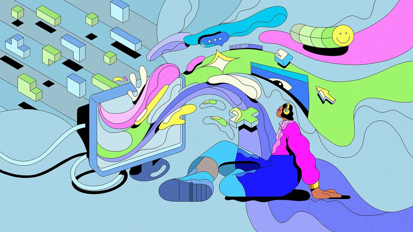 Image 2: editorial illustration map detail