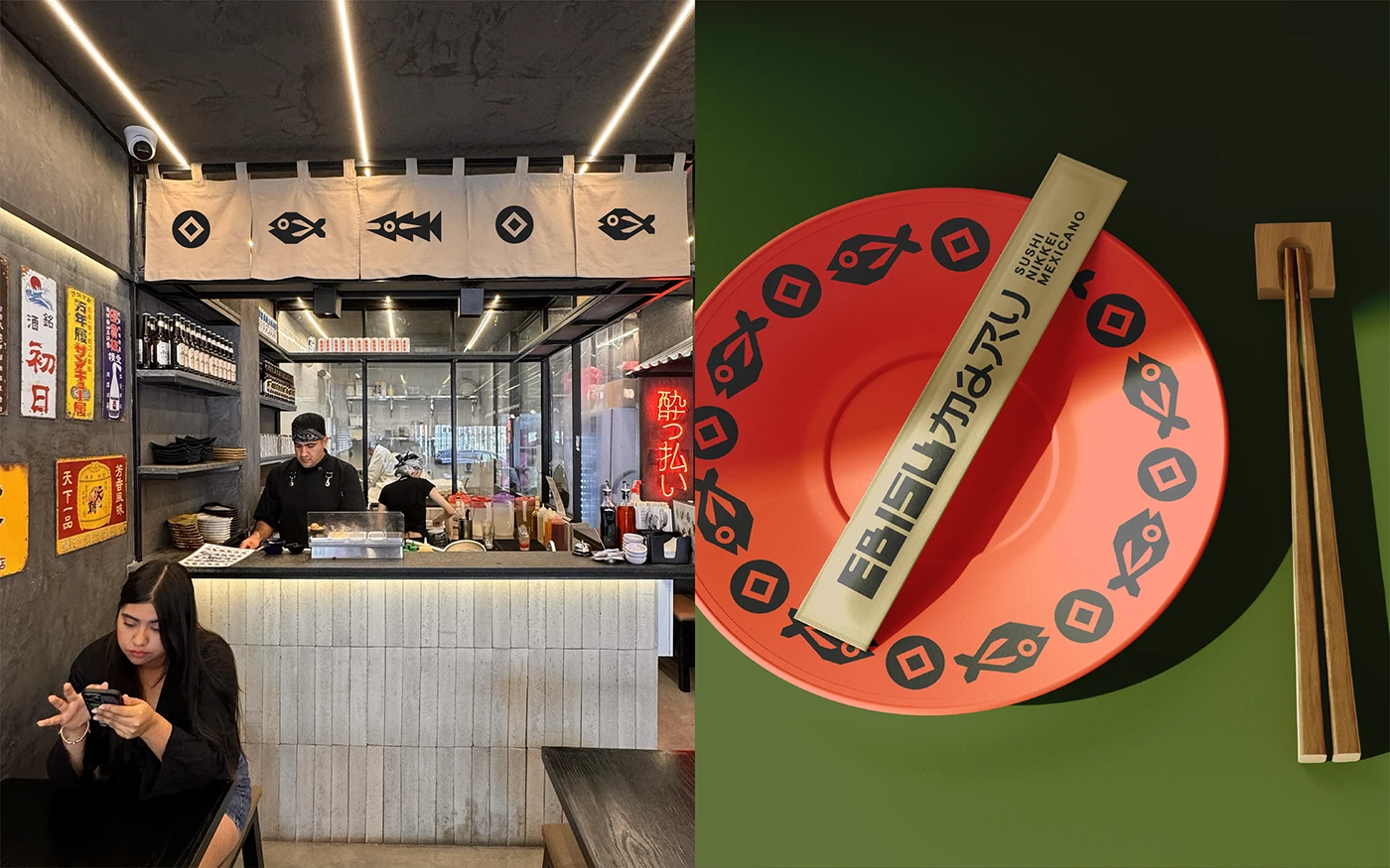Bộ nhận diện mới của Ebisumaru Sushi
