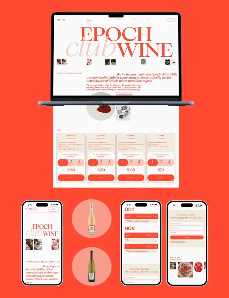 Valeria Shitova làm mới Epoch Wine Image 4: EPOCH WINE branding color system design