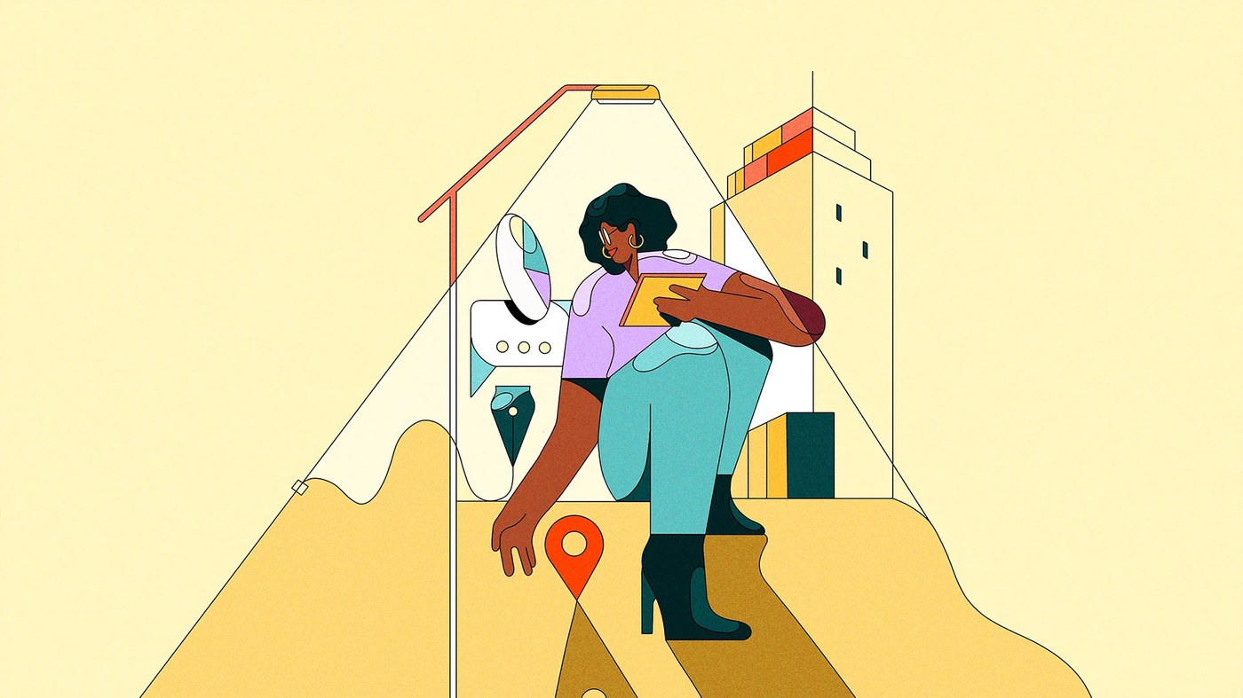 Image 3: editorial illustration game design layout
