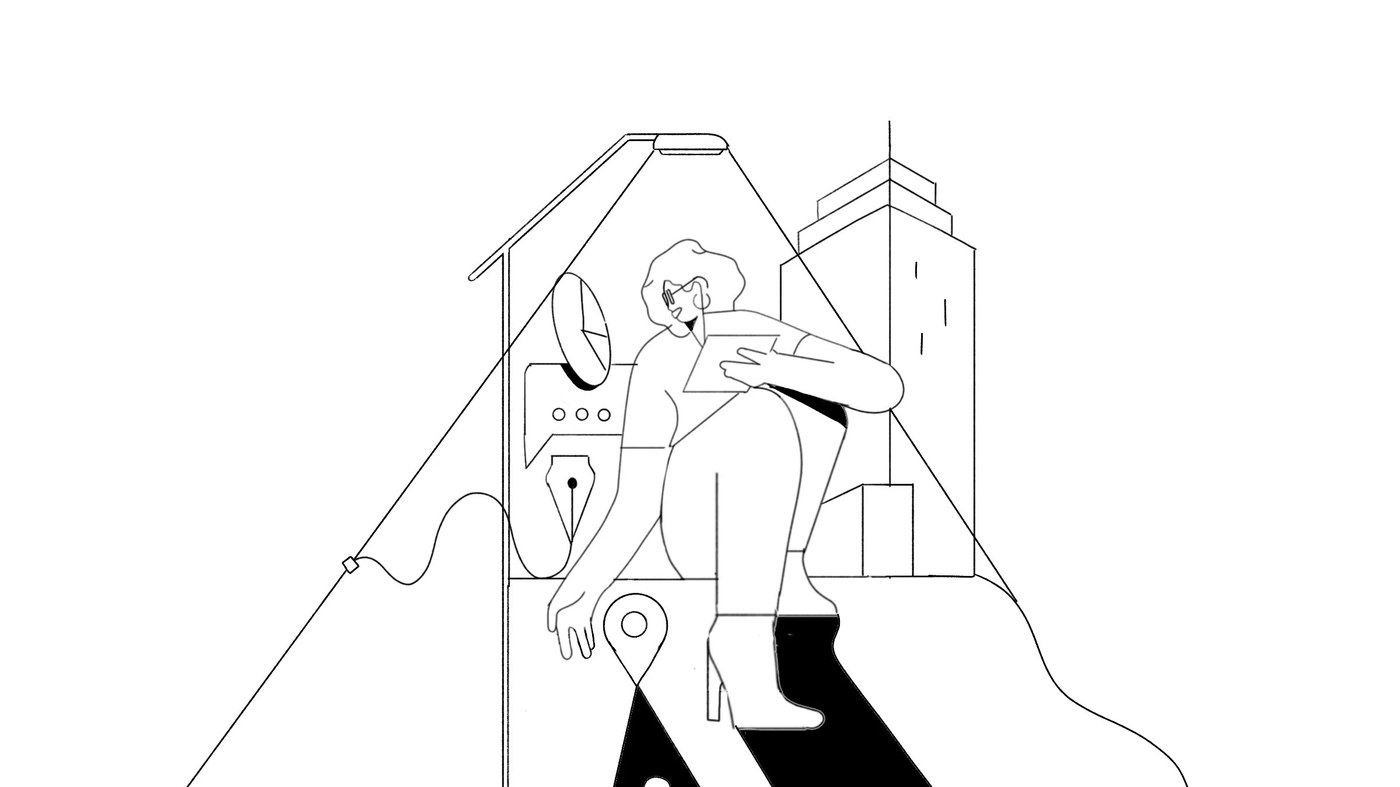 Image 5: editorial illustration strategy mockup