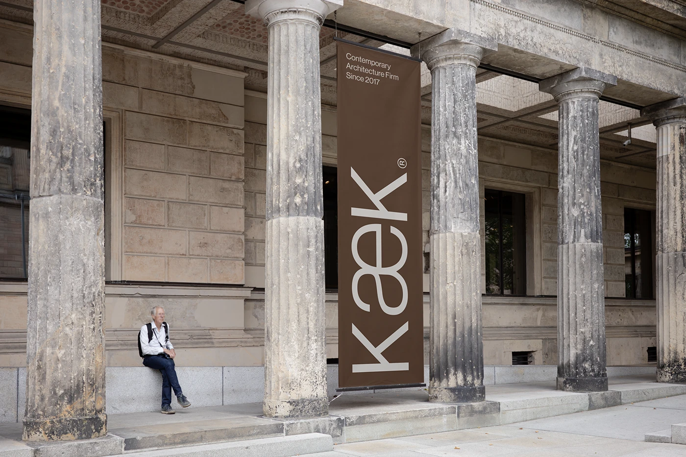 Image 5: KæK architectural identity branding letterhead detail