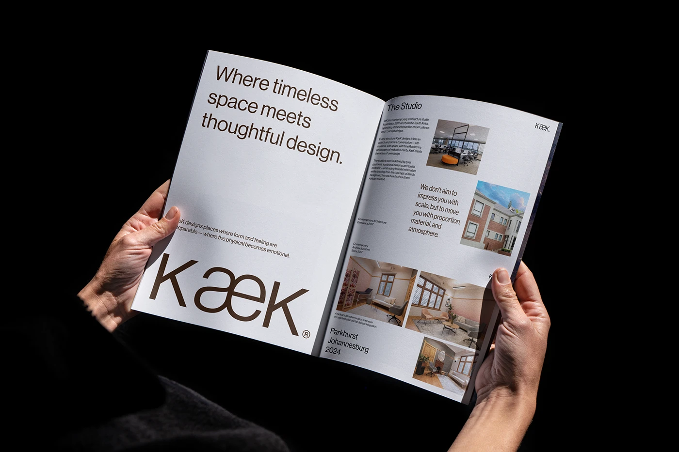 Image 4: KæK brutalist brand system branding logo design construction detail