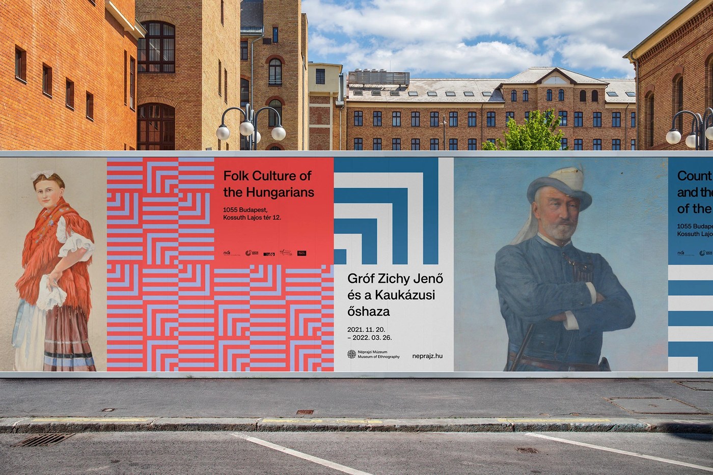 Image 3: museum brand identity collateral layout