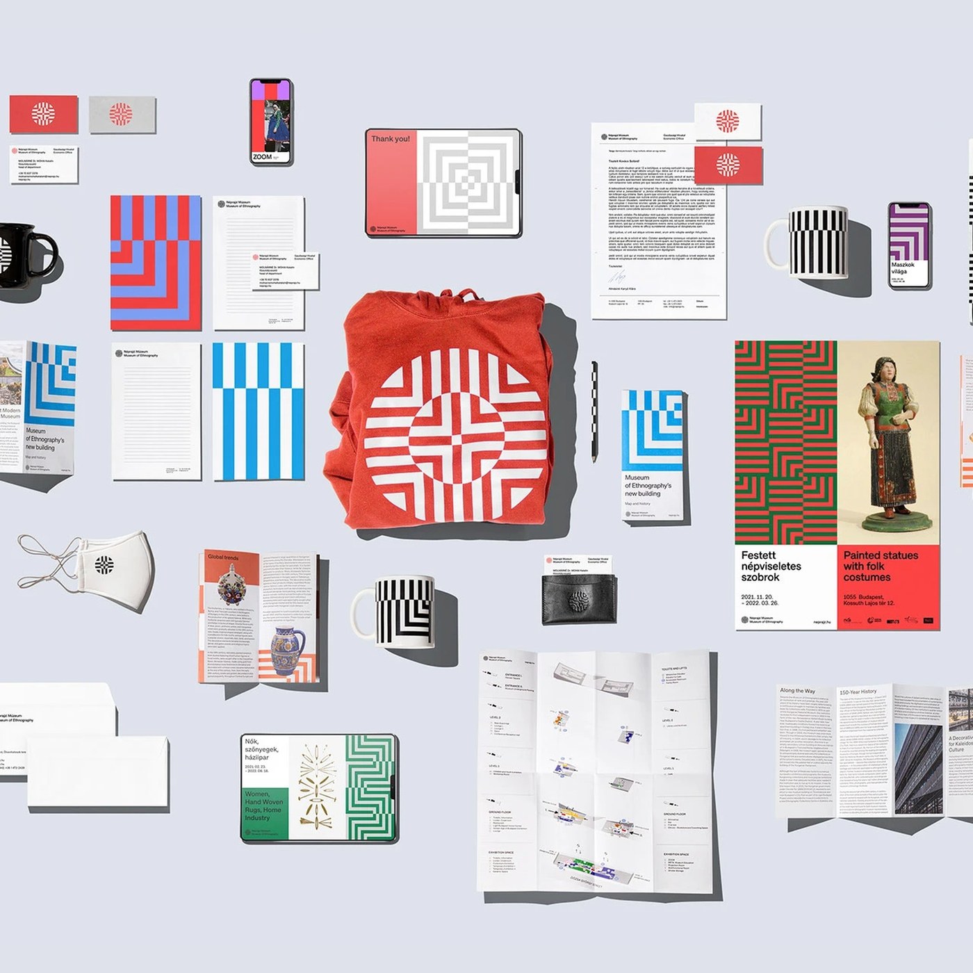 Image 10: Museum Brand Identity: Fusing Facade Patterns and Motifs