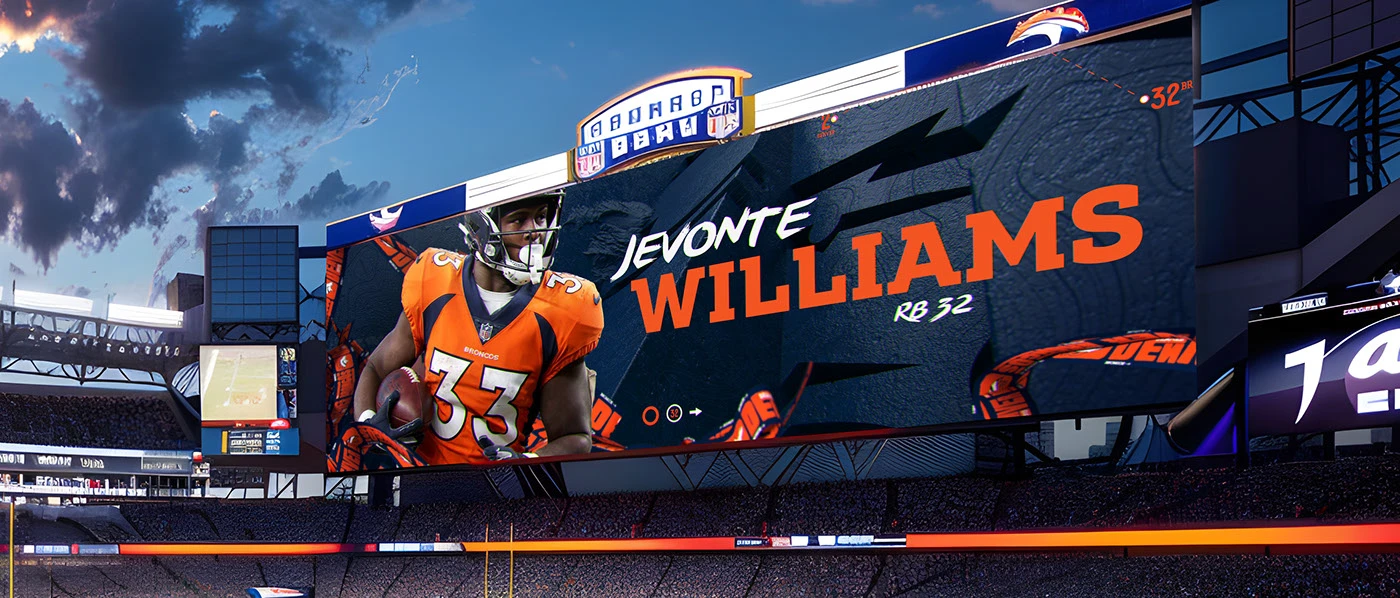 Image 9: nfl Sports Design brand identity broadcast animation motion graphics Video Editing after effects graphic design typography