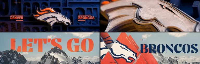 Gói đồ họa Denver Broncos Game Day Image 5: nfl Sports Design brand identity broadcast animation motion graphics Video Editing after effects graphic design typography