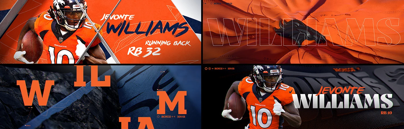 Image 8: nfl Sports Design brand identity broadcast animation motion graphics Video Editing after effects graphic design typography