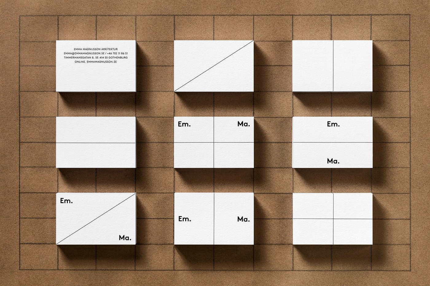 Image 4: business card typography in the ui ux web design dashboard layout
